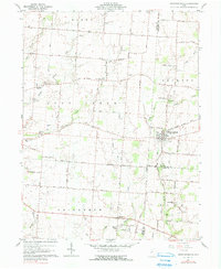 Download a high-resolution, GPS-compatible USGS topo map for Christiansburg, OH (1990 edition)