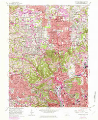 Download a high-resolution, GPS-compatible USGS topo map for Cincinnati West, OH (1982 edition)