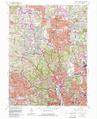 Download a high-resolution, GPS-compatible USGS topo map for Cincinnati West, OH (1989 edition)