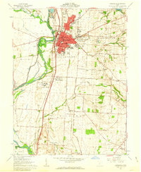 Download a high-resolution, GPS-compatible USGS topo map for Circleville, OH (1963 edition)