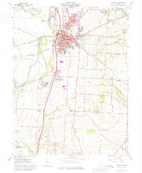 Download a high-resolution, GPS-compatible USGS topo map for Circleville, OH (1975 edition)