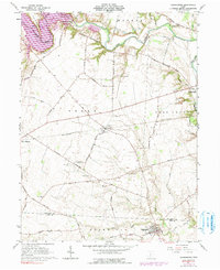 Download a high-resolution, GPS-compatible USGS topo map for Clarksburg, OH (1990 edition)