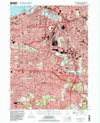 Download a high-resolution, GPS-compatible USGS topo map for Cleveland South, OH (2000 edition)