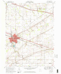 Download a high-resolution, GPS-compatible USGS topo map for Clyde, OH (1971 edition)