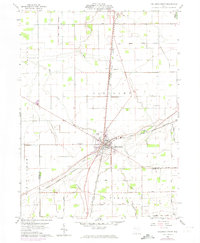 preview thumbnail of historical topo map of Columbus Grove, OH in 1960