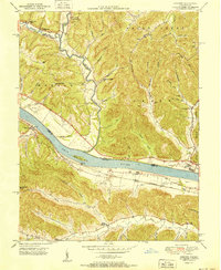 Download a high-resolution, GPS-compatible USGS topo map for Concord, OH (1951 edition)