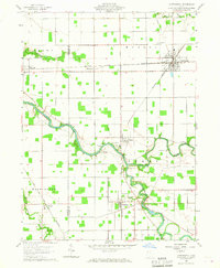 Download a high-resolution, GPS-compatible USGS topo map for Continental, OH (1967 edition)
