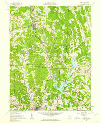 Download a high-resolution, GPS-compatible USGS topo map for Corning, OH (1962 edition)