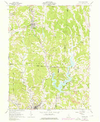 Download a high-resolution, GPS-compatible USGS topo map for Corning, OH (1976 edition)