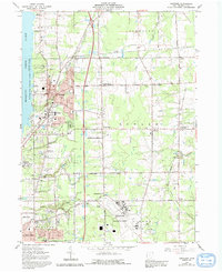 Download a high-resolution, GPS-compatible USGS topo map for Cortland, OH (1992 edition)