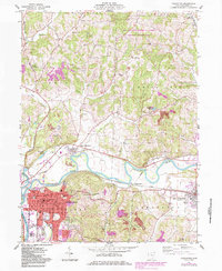 Download a high-resolution, GPS-compatible USGS topo map for Coshocton, OH (1985 edition)