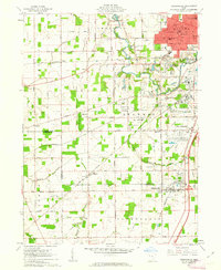 Download a high-resolution, GPS-compatible USGS topo map for Cridersville, OH (1963 edition)
