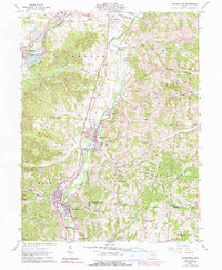 Download a high-resolution, GPS-compatible USGS topo map for Crooksville, OH (1991 edition)