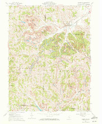 preview thumbnail of historical topo map of Cumberland, OH in 1961