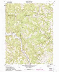 Download a high-resolution, GPS-compatible USGS topo map for Cutler, OH (1990 edition)