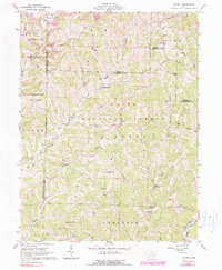 preview thumbnail of historical topo map of Washington County, OH in 1961