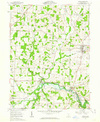 1961 Map of Danville, 1963 Print