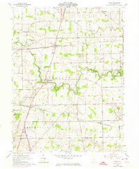 Download a high-resolution, GPS-compatible USGS topo map for Dawn, OH (1974 edition)