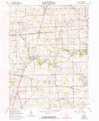 Download a high-resolution, GPS-compatible USGS topo map for Dawn, OH (1990 edition)