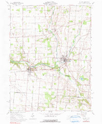 Download a high-resolution, GPS-compatible USGS topo map for De Graff, OH (1990 edition)