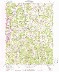 Download a high-resolution, GPS-compatible USGS topo map for Deavertown, OH (1989 edition)