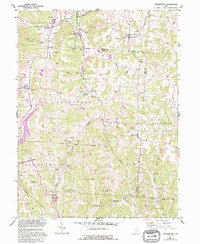 Download a high-resolution, GPS-compatible USGS topo map for Deavertown, OH (1995 edition)