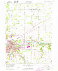 Download a high-resolution, GPS-compatible USGS topo map for Defiance East, OH (1979 edition)