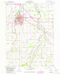 Download a high-resolution, GPS-compatible USGS topo map for Delphos, OH (1983 edition)