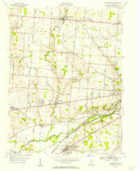 Download a high-resolution, GPS-compatible USGS topo map for Donnelsville, OH (1956 edition)