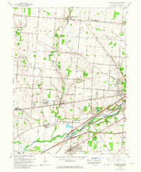 Download a high-resolution, GPS-compatible USGS topo map for Donnelsville, OH (1967 edition)