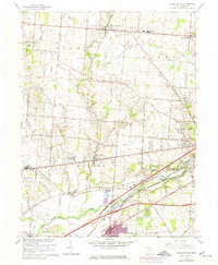 Download a high-resolution, GPS-compatible USGS topo map for Donnelsville, OH (1974 edition)