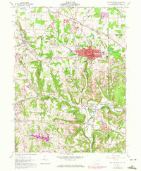 Download a high-resolution, GPS-compatible USGS topo map for East Palestine, OH (1972 edition)