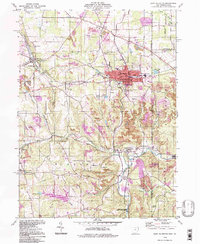 Download a high-resolution, GPS-compatible USGS topo map for East Palestine, OH (1997 edition)