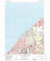 Download a high-resolution, GPS-compatible USGS topo map for Eastlake, OH (1992 edition)