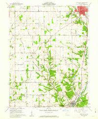 Download a high-resolution, GPS-compatible USGS topo map for Eaton South, OH (1962 edition)