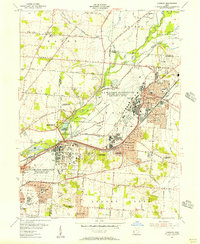 Download a high-resolution, GPS-compatible USGS topo map for Fairborn, OH (1957 edition)