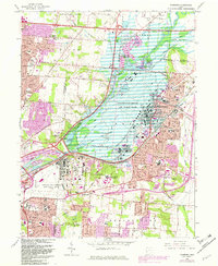 Download a high-resolution, GPS-compatible USGS topo map for Fairborn, OH (1982 edition)