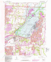 Download a high-resolution, GPS-compatible USGS topo map for Fairborn, OH (1988 edition)