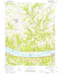 Download a high-resolution, GPS-compatible USGS topo map for Felicity, OH (1976 edition)