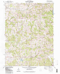 preview thumbnail of historical topo map of Washington County, OH in 1994