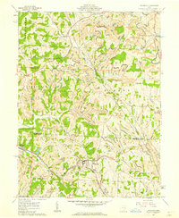 preview thumbnail of historical topo map of Flushing, OH in 1961