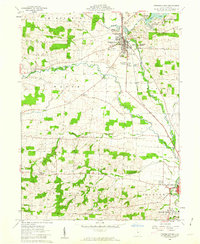 Download a high-resolution, GPS-compatible USGS topo map for Fredericktown, OH (1962 edition)