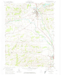 Download a high-resolution, GPS-compatible USGS topo map for Fredericktown, OH (1974 edition)