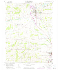 Download a high-resolution, GPS-compatible USGS topo map for Fredericktown, OH (1975 edition)