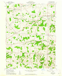 preview thumbnail of historical topo map of Licking County, OH in 1961