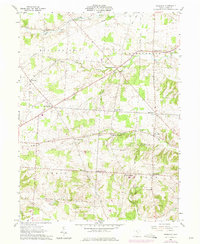 preview thumbnail of historical topo map of Licking County, OH in 1961