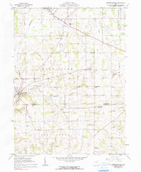 Download a high-resolution, GPS-compatible USGS topo map for Fredricksburg, OH (1990 edition)