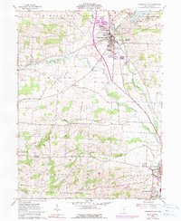 Download a high-resolution, GPS-compatible USGS topo map for Fredricktown, OH (1990 edition)