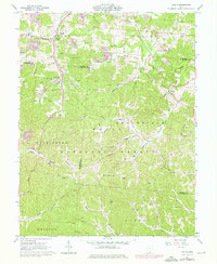 Download a high-resolution, GPS-compatible USGS topo map for Gallia, OH (1976 edition)