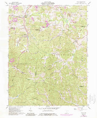 Download a high-resolution, GPS-compatible USGS topo map for Gallia, OH (1989 edition)